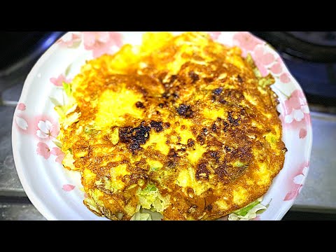 Easy recipe egg and cabbage recipe / How to cook cabbage and egg recipe by yourself