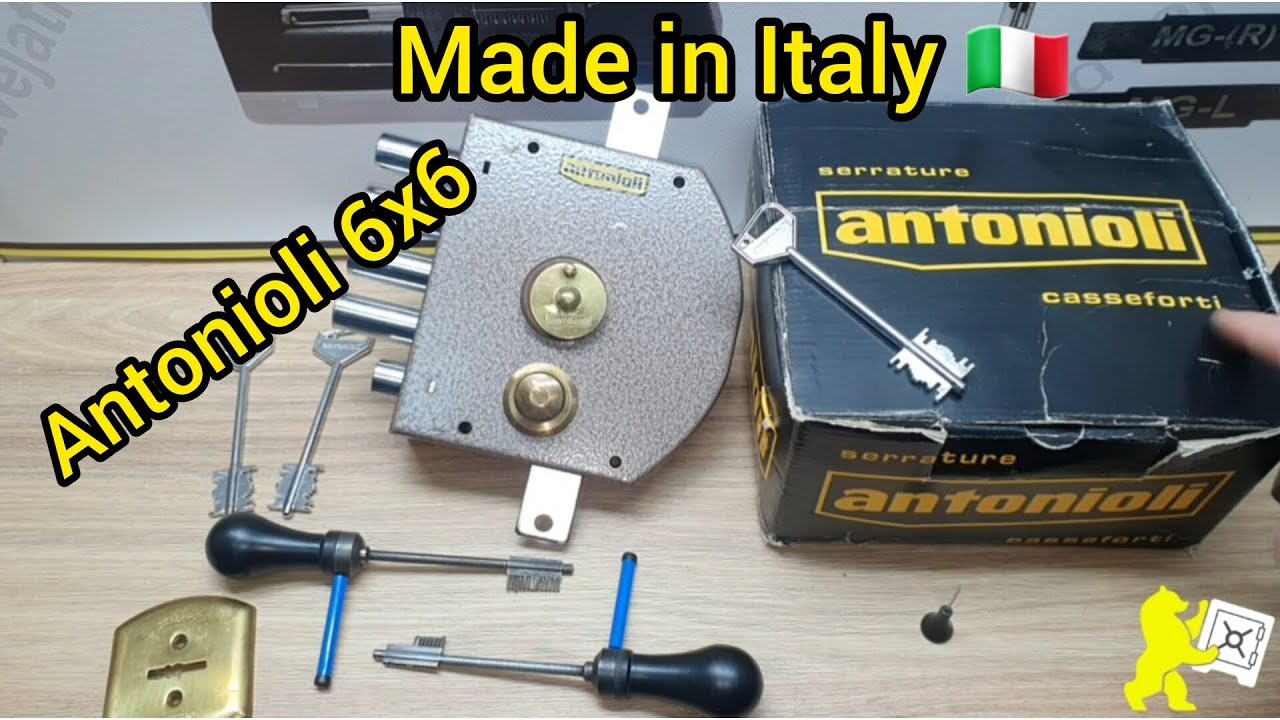 ⚡️Serrature antonioli 6x6 casseforti Отмычка для Итальянского замка Medvejatnik.com.ua ✅️