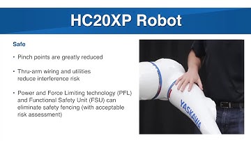 Yaskawa Motoman HC20XP Collaborative Robot for Palletizing Applications