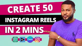 How to Create 50 Instagram Reel Videos in 2 mins using VidiQ, ChatGPT and Canva screenshot 5