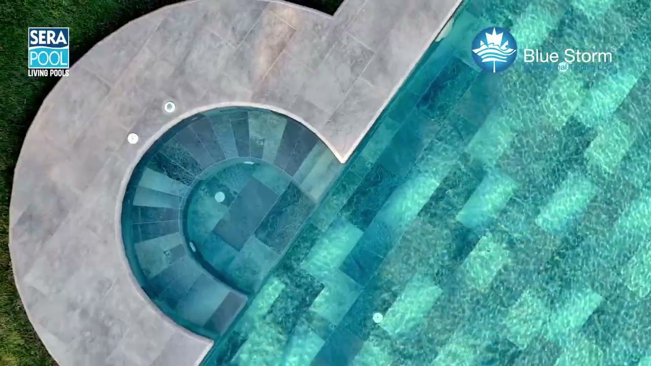 Sera Pool Olcay Mix | Blue Storm International | Pool Tiles | Muscat, Oman