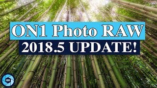 ON1 Photo RAW 2018.5 NEW UPDATE!