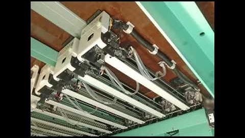 [ Embroidery machine Option ] Bobbin changer UBCⅡ | Tajima Industries Ltd.