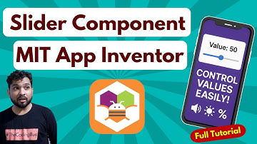 How to Use Slider in MIT App Inventor | Control Values Dynamically with Slider Component