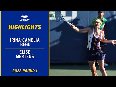 Elise Mertens vs. Irina-Camelia Begu Highlights | 2022 US Open Round 1