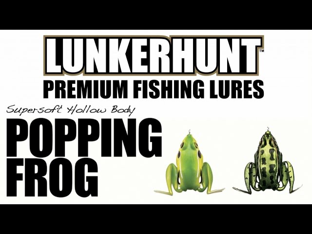Lunkerhunt Popping Frog~Full Video-w/ Blowup's & FAILS 