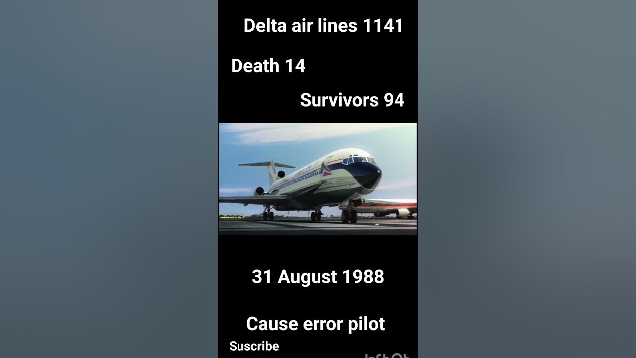DELTA PLANE CRASH 1141 aviation planecrash shorts planeaccident 