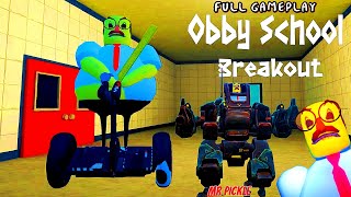 OBBY SCHOOL BREAKOUT - FULL GAMEPLAY (ANDROID) screenshot 4