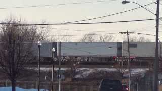 CSX Q017 Train Heads West