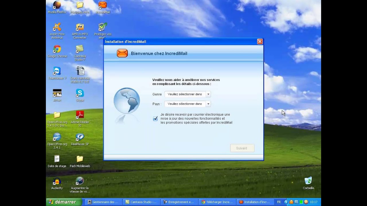 Installer Incredimail Gestionnaire De Mail Depuis Son Pc Youtube