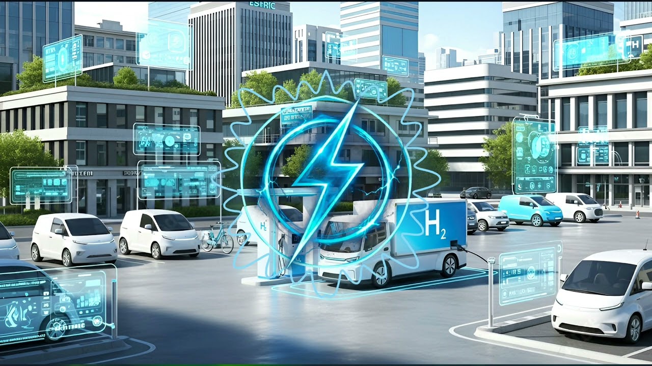 Hydrogen Fleet Terminal  Future Logistics Soundscape | Industrial Focus