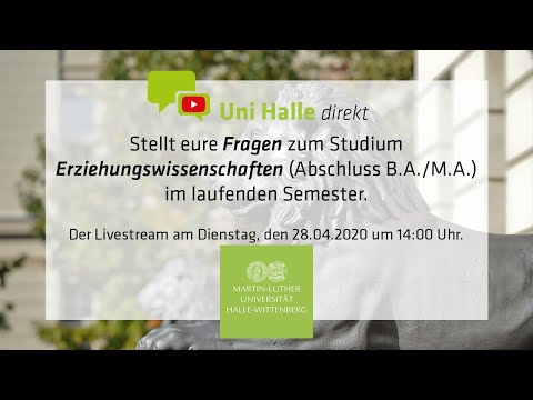 Uni Halle direkt: Im Gespräch mit Prof. Fritzlar, Prof. Sallat, Prof. Wrana & Prof. Dinkelaker