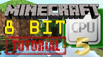 8 Bit CPU tutorial part 5