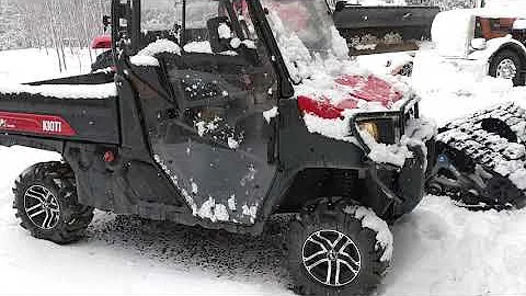 Kioti k9 2400 Track Kit Install