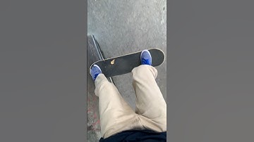 Flip noseslide em primeira pessoa #skateboard