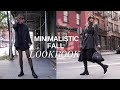 MINIMALISTIC FALL LOOK BOOK | 5 OUTFITS