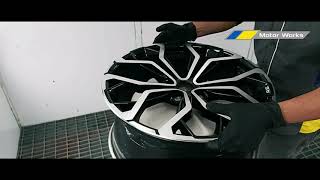 Automated diamond cut - Alloy wheel repair machine​