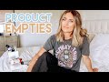 EMPTIES: Products I've Used Up | Mission Declutter My Bathroom! | Kendra Atkins