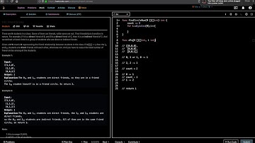 Friend Circles Leetcode
