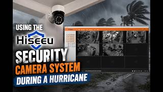 Checking Our Office During A Hurricane with the Hiseeu Security Camera
