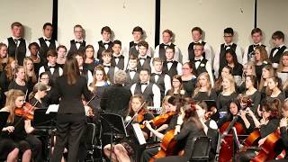 Crookston High School Choir and Orchestra performance