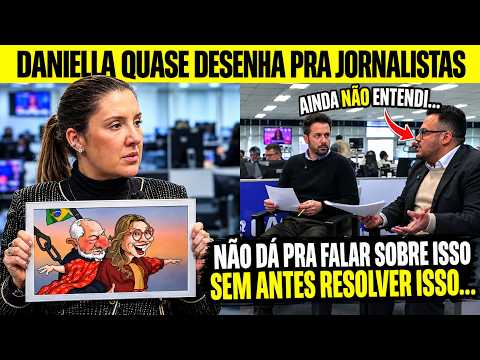 DANIELLA MARQUES practically had to DRAW A PICTURE for the JOURNALISTS