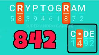 CRYPTOGRAM 842