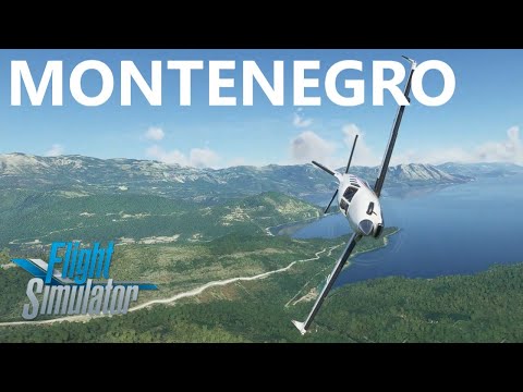 Montenegro Complete Mediterranean Coast | Full Flight 25 Minutes | Microsoft Simulator Letenja