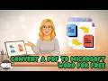 Convert PDF to Word for Free Using What You Already Have