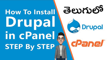 How to Install Drupal in cpanel | Drupal in Telugu | Drupal installation Steps | drupal tutorial