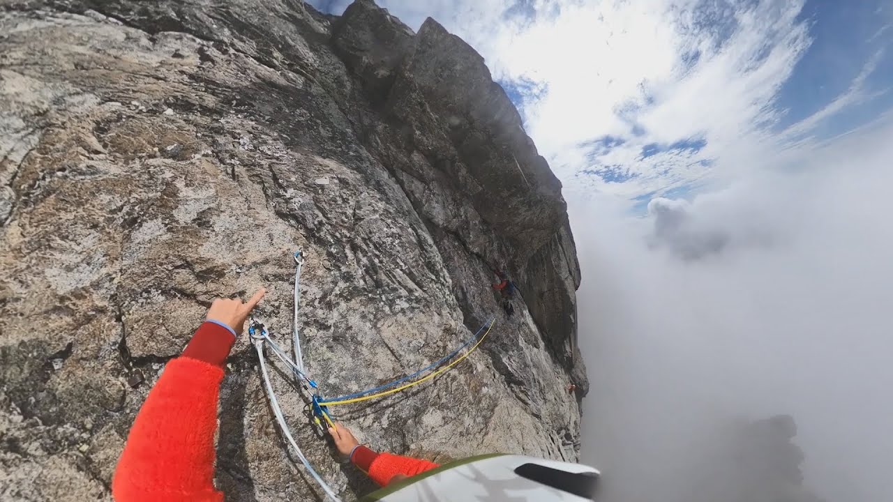 Lezenie: Hokejka VI+, Lomnický štít Tatry, GoPro MAX 360°