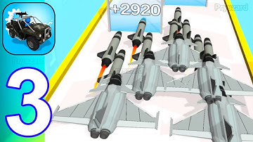 Rush Army : Run and Shot - Gameplay Walkthrough Part 3 Stickman Gun Merge Shooter Run (iOS, Android)