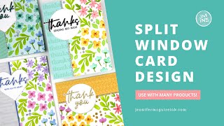 Split Window Card Designs