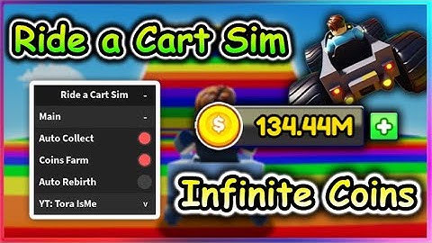 🔥Roblox Ride a Cart Simulator Script - Infinite Coins
