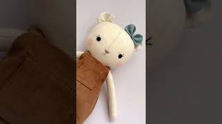 Making a Teddy bear with my #sewingpattern #handmadedoll #stuffedanimal #teddybear #