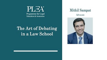 The Art of Debating in a Law School with Mithil Sampat