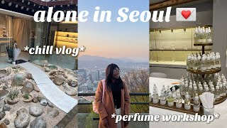 Korea Diaries 💌 alone in seoul: healing vlog, samoyed dog cafe, DIY perfume workshop 🍃
