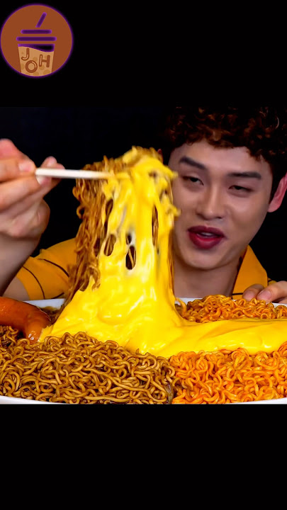 Mukbang Big Bites “Cheesy Black Bean Noodles” ©️Bonggil
