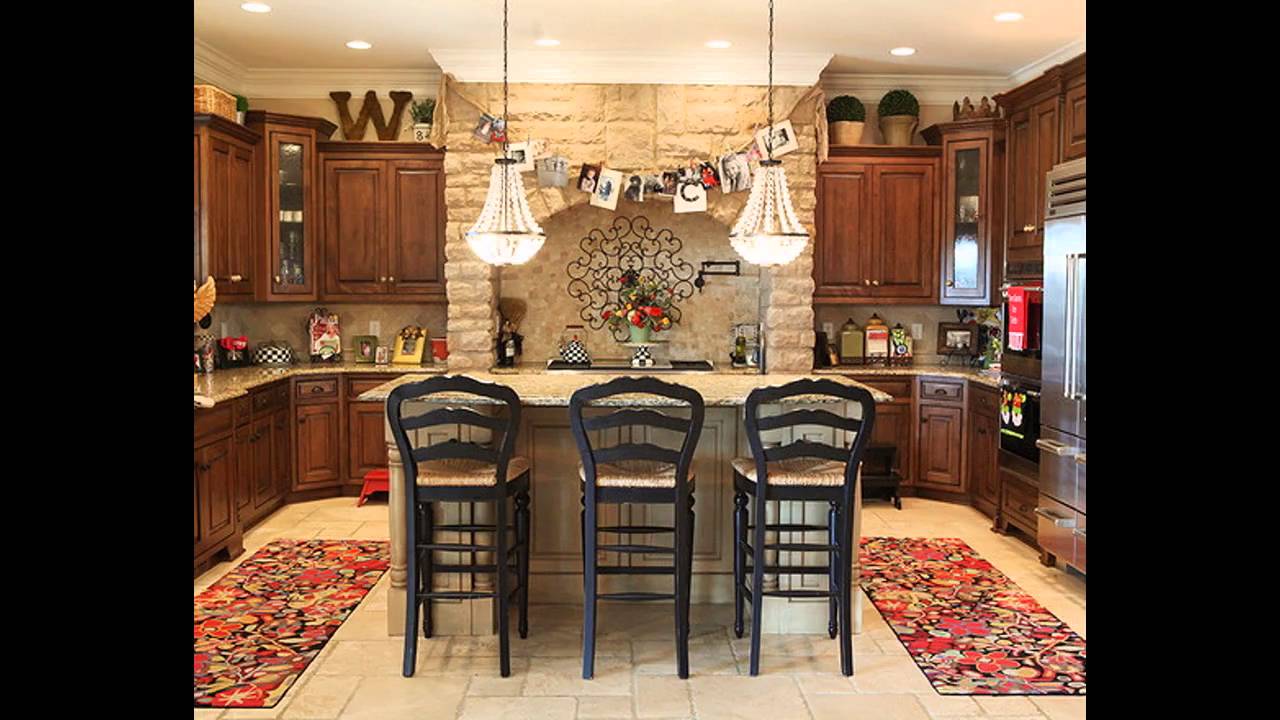 Ideas for decorating above kitchen cabinets - YouTube
