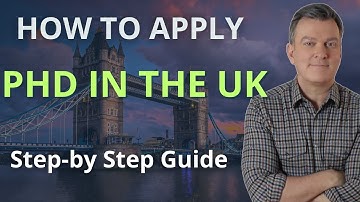 How to Apply to a PhD in the UK (Step-by-Step Guide for 2025)