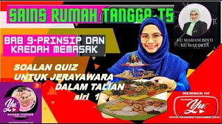 SOALAN QUIZ UNTUK PETUA 1 - Jerayawara Sains Rumah Tangga Siri 1 Sila Scroll ke bawah untuk Link
