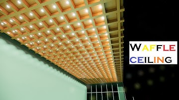BIM Revit Tutorial = parametric Waffle ceiling