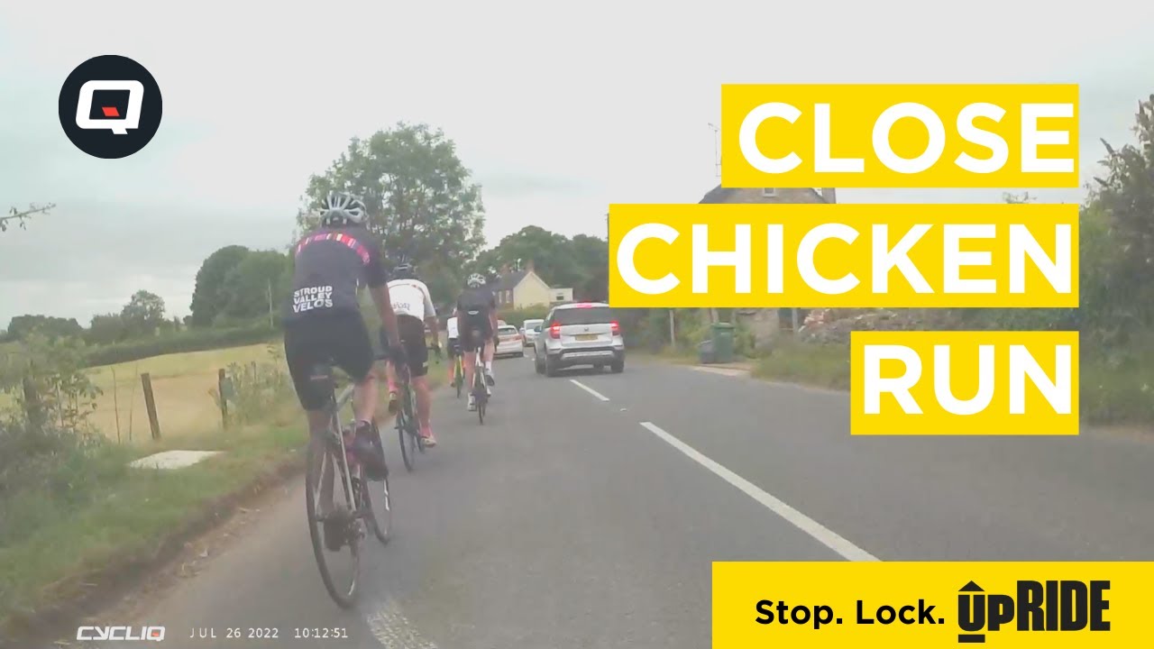 Close Chicken Run | Bad Driving | Caught on the Cycliq Fly12 - YouTube