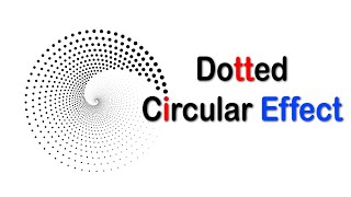 Dotted Circular Effect || Illustrator || Adobe Shorts
