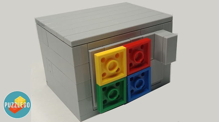 LEGO safe with buttons (no technic) - easy to build - full tutorial