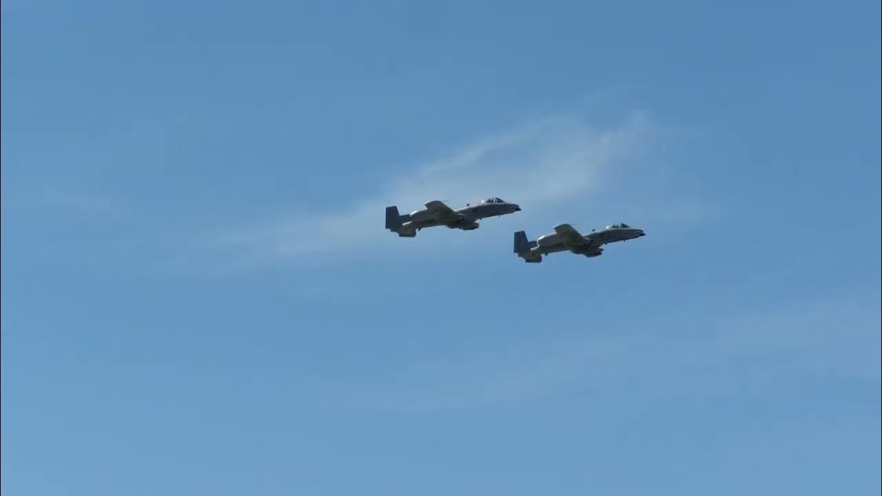 A10 Takeoff Frontier Airshow Wichita, KS YouTube