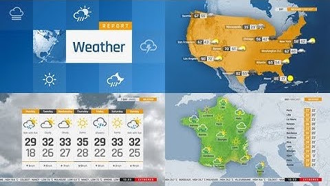 The Complete World Weather Forecast ToolKit (After Effects Template)