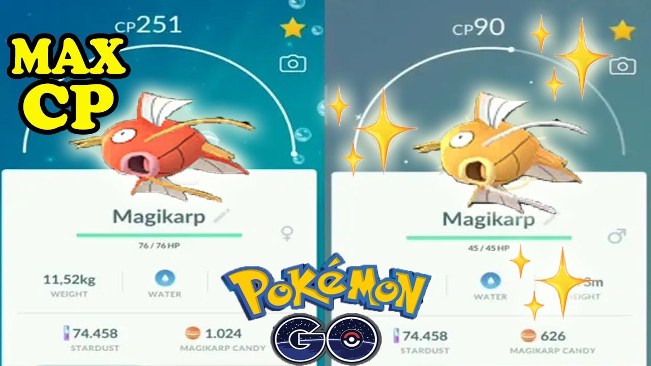 Pokémon Go Shinies - how to catch Shiny Magikarp, Red Gyarados, and what we  know about other Shiny Pokémon • Eurogamer.ne…