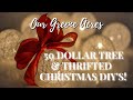 50 DOLLAR TREE THRIFTED & FREE CHRISTMAS DIY PROJECTS!