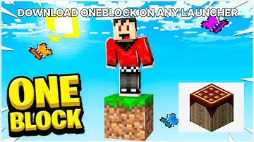 How to Download Oneblock On Pojav Launcher| Pojav Launcher| Hindi|Full Guide